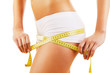healthy body with tapemeasure