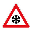 Vektor: Eisglätte Schild Eisglätte Schild