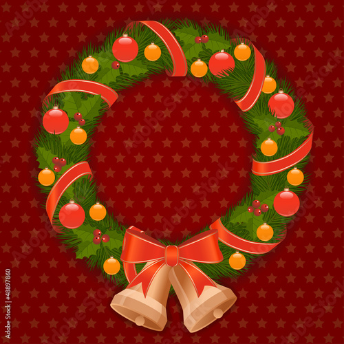 Vector: christmas wreath christmas wreath