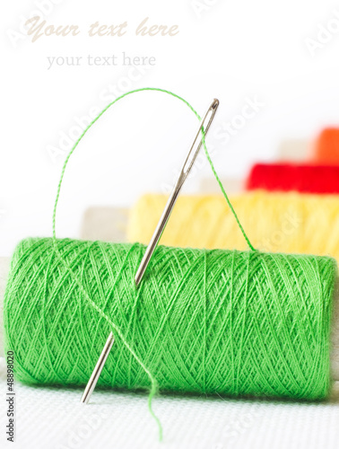 Photo: Needle with a threads Needle with a threads
