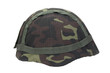 camouflage military helmet