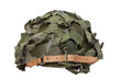 camouflage military helmet