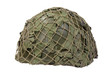 camouflage military helmet