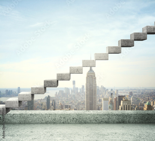Illustration: career stair career stair