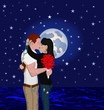 couple at night