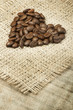 Photo: Heart made of coffee beans Heart made of coffee beans