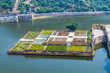 Maota Lake and Gardens of Amber Fort in Jaipur, Rajasthan, India