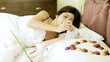 Video: Beautiful woman receiving love gifts in bed Beautiful woman receiving love gifts in bed
