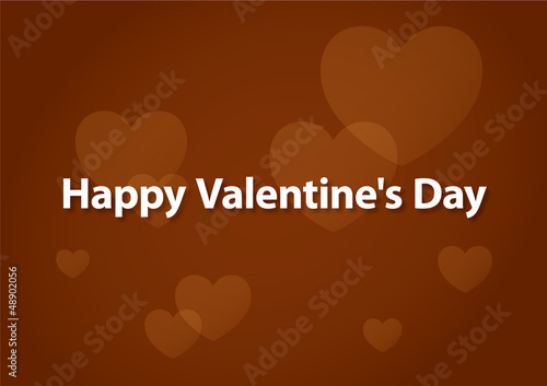 Illustration: message card happy valentine's day heart 002 message card happy valentine's day heart 002