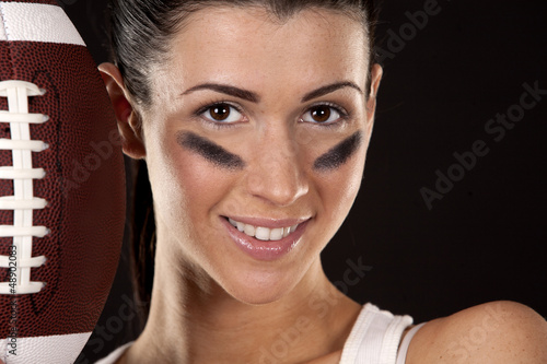 Photo: american football girl american football girl