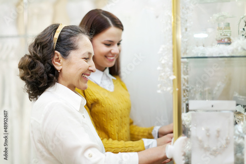 Photo: Two women looks bridal accessories Two women looks bridal accessories
