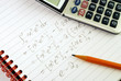 Work on a mathematics question concepts of education