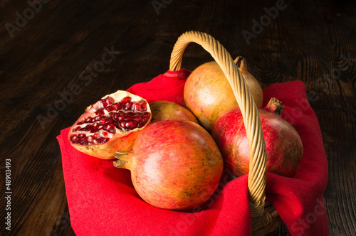 Photo: Pommegranates still life Pommegranates still life