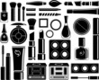 Set of icons cosmetics