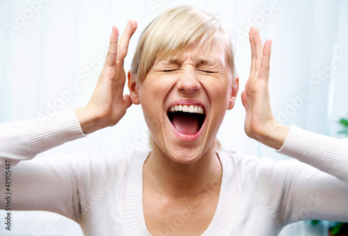 Photo: emotional woman emotional woman