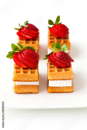 Photo: belgian waffles belgian waffles