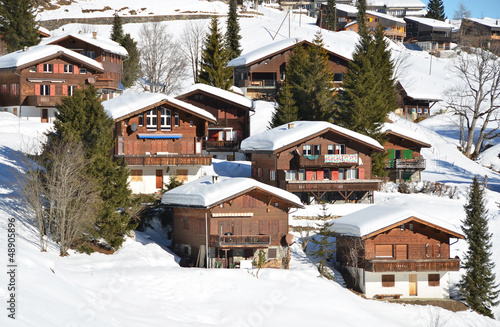 Photo: Holiday cottages in Braunwald, Switzerland Holiday cottages in Braunwald, Switzerland