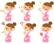 妊婦　表情