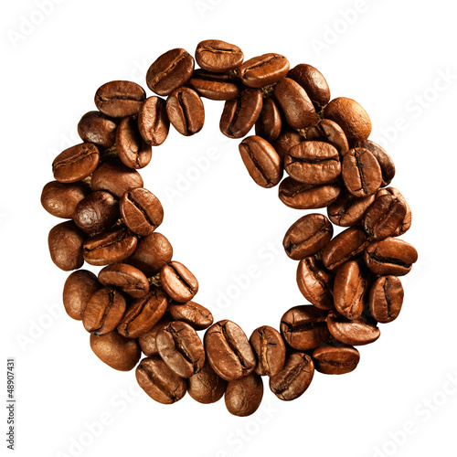 Photo: Coffee alphabet letter Coffee alphabet letter