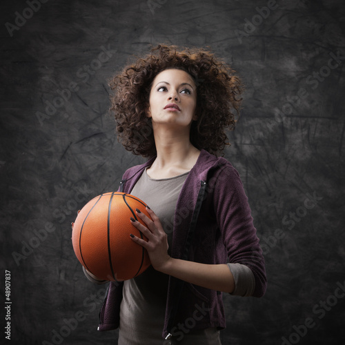 Photo: Female basketball player Female basketball player