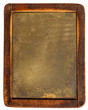 Vintage slake blackboard isolated on white