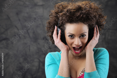 Photo: Enjoying music Enjoying music