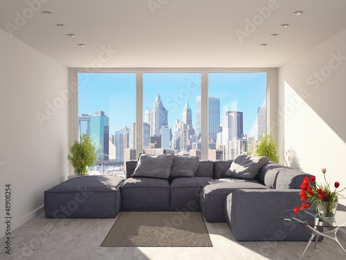 Illustration: Stylish Urban Apartment Stylish Urban Apartment