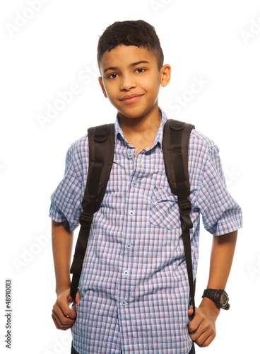 Photo: Black schoolboy Black schoolboy