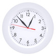 Illustration: Clock in the plate Clock in the plate
