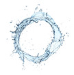 Water splash isolated on white background