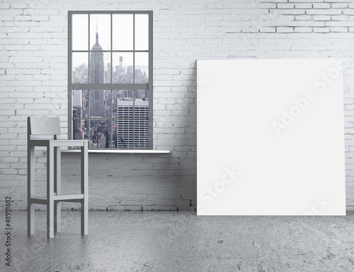 Illustration: blank poster blank poster
