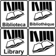 CARTELLO BIBLIOTECA LIBRERIA MULTILINGUE  3