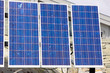 photovoltaic solar panels in the  mountain in norway