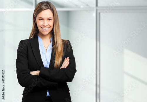 Photo: Smiling businesswoman Smiling businesswoman