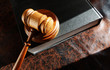 gavel and lawbook