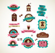 Espresso bar vinatge poster with makineta