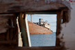 Wrecked ship in Lanzarote