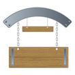 Retro style wooden board