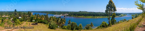 Photo: Panoramic view on the river Panoramic view on the river