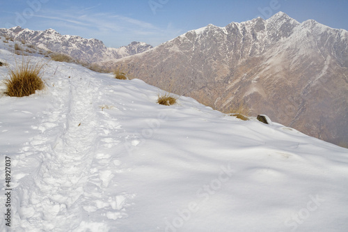 Photo: sentiero nella neve sentiero nella neve