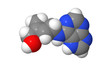Plant hormone - Cytokinins - Zeatin - spacefill molecular model