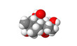 Plant hormone - Gibberellin - A1 - spacefill molecular model