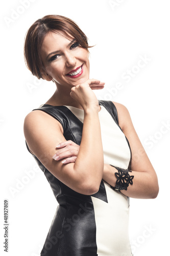Photo: Elegante freundliche Geschäftsfrau Elegante freundliche Geschäftsfrau