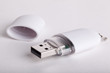 CLE USB BLANC