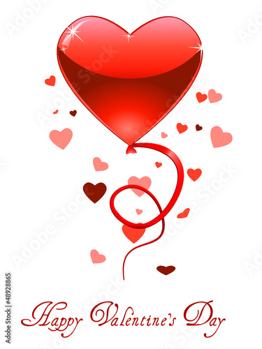 Vector: Valentinstagskarte Valentinstagskarte