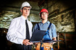 Photo: two workers two workers