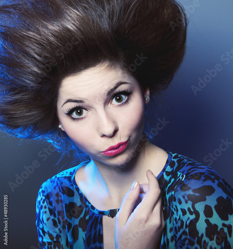 Photo: Portrait of a beautiful young woman Portrait of a beautiful young woman