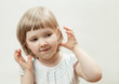 Portrait of a pretty little girl