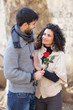 Happy Young Couple on Valentine's Day