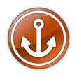 Illustration: Orange Glossy Button "Marina" Orange Glossy Button "Marina"